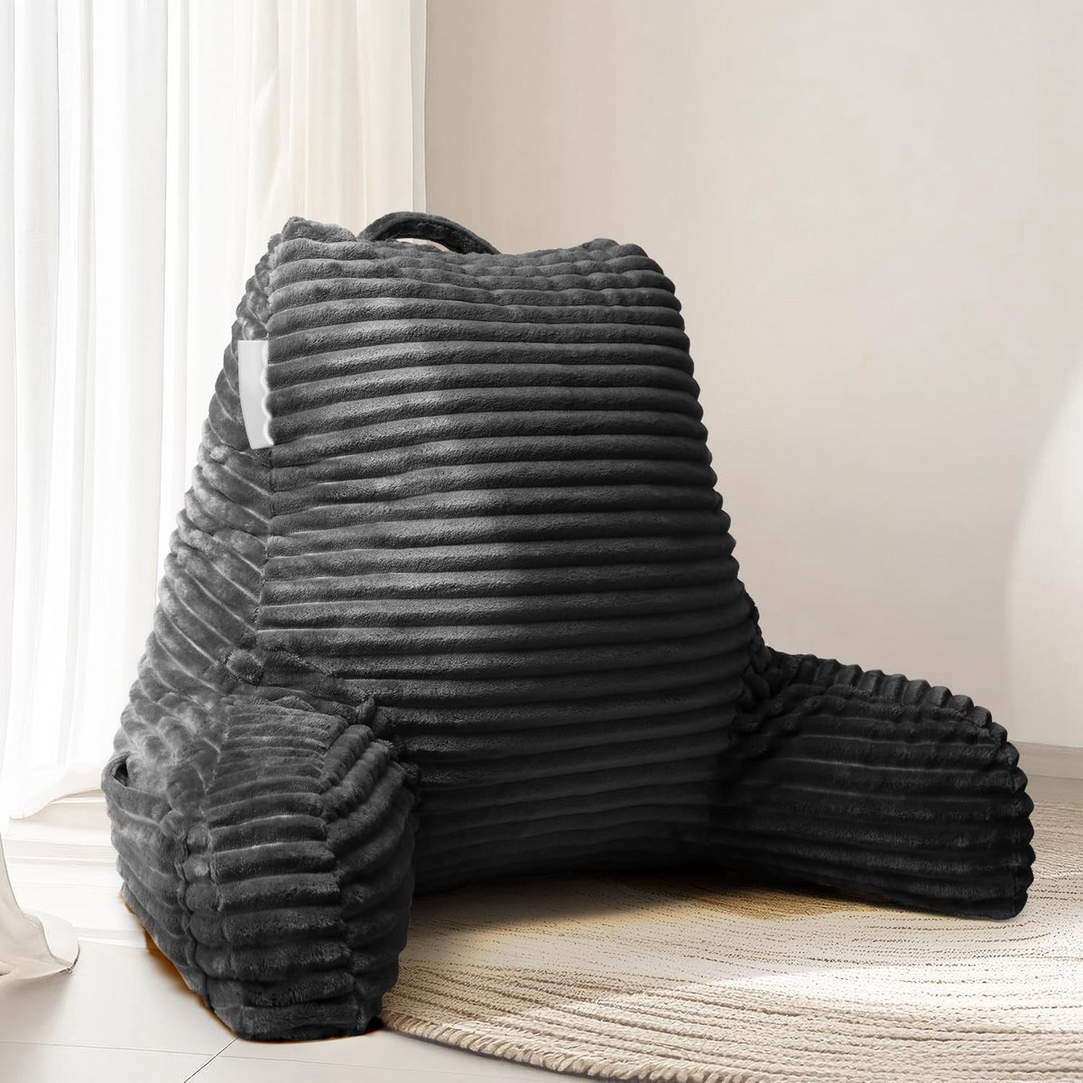 Comfortabel Rugkussen voor in Bed - Ergonomisch Leesstoelkussen voor Volwassenen
