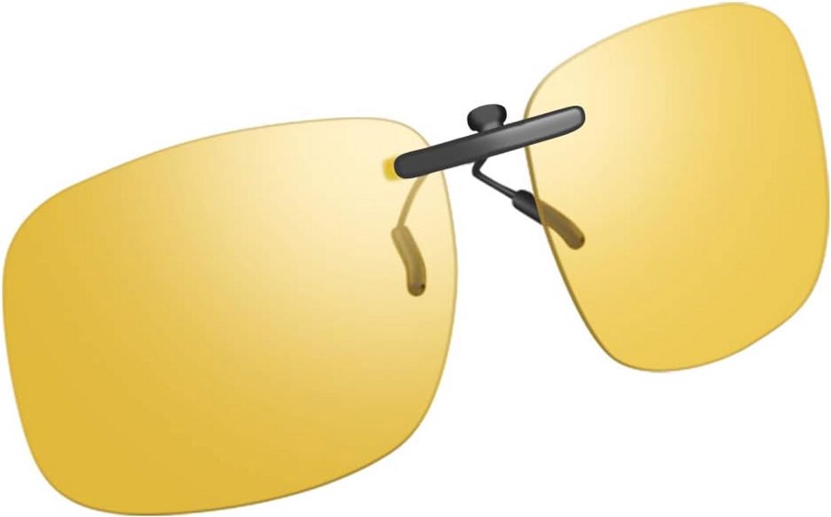 Gepolariseerde Clip-On Bril voor Nachtrijden en Vermindering van Schittering