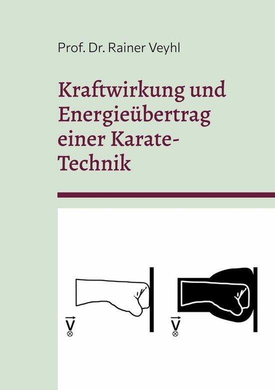 Kraftwirkung und Energieübertrag einer Karate-Technik - cover