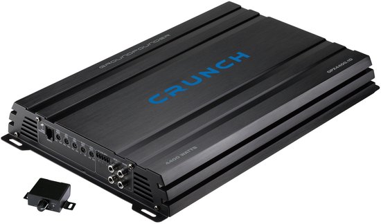 Crunch GPX4400.1D Digitale versterker 1-kanaals 4400 W Volume/bass/treble control Geschikt voor (automerken): Universal