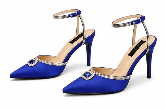 Zerba - Dames Pumps - Maat 41 - Blauw - Perella