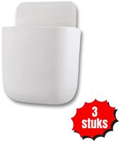 Support de télécommande - Support AB - Support de télécommande - 3 x 9 x 11,5 cm - Set de 3 pièces