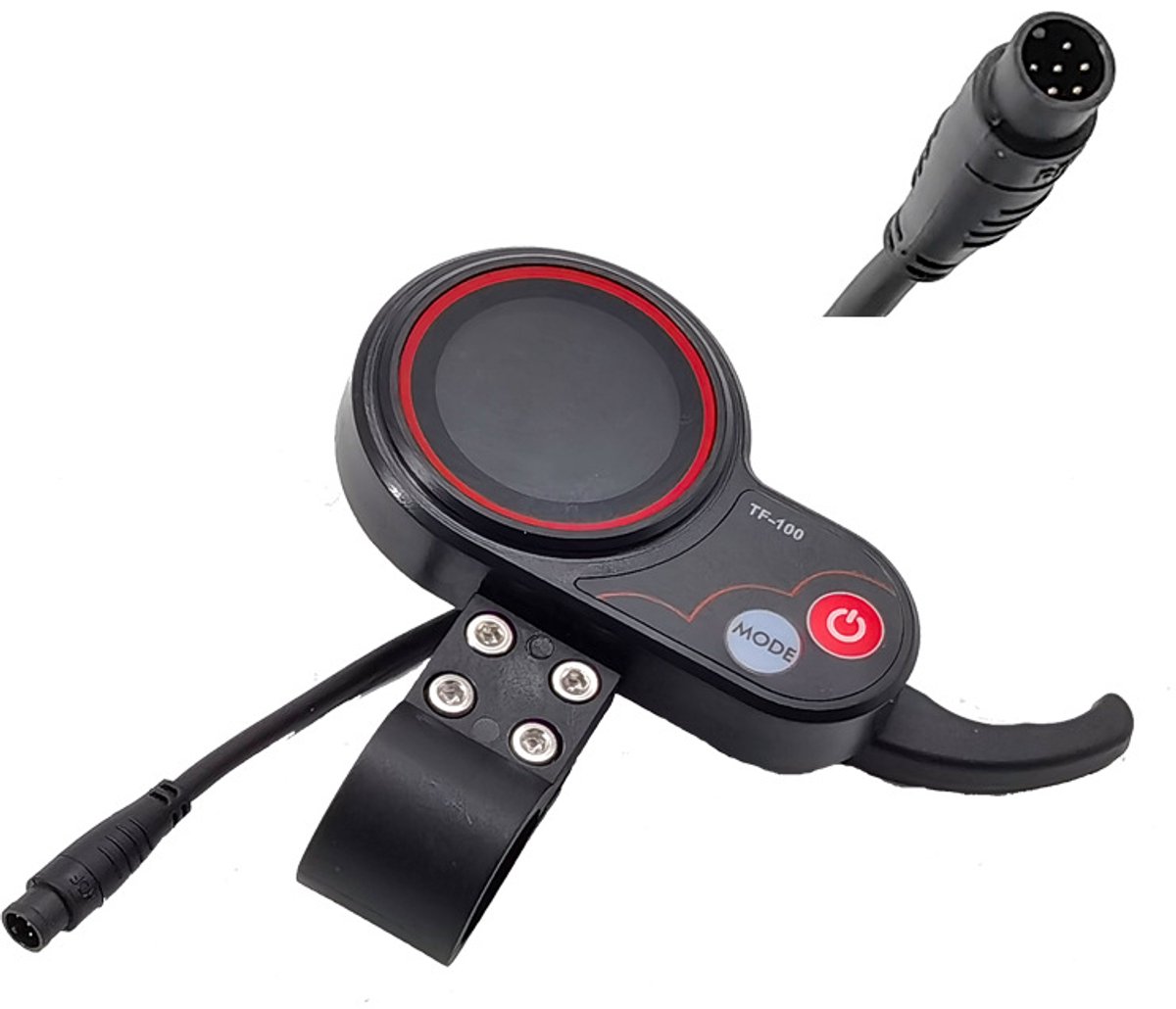 LCD-scherm voor dashboard, geschikt voor elektrische scooters 48V20A, TF-100 display scherm accessoires 6-pins