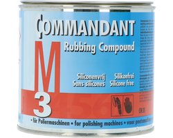 Commandant Rubbing Compound M3 - Polijstpasta – Hoge polijstende werking – Verwijdert spuitnevel & krassen - Voor poetsmachine - Siliconenvrij - 500gr