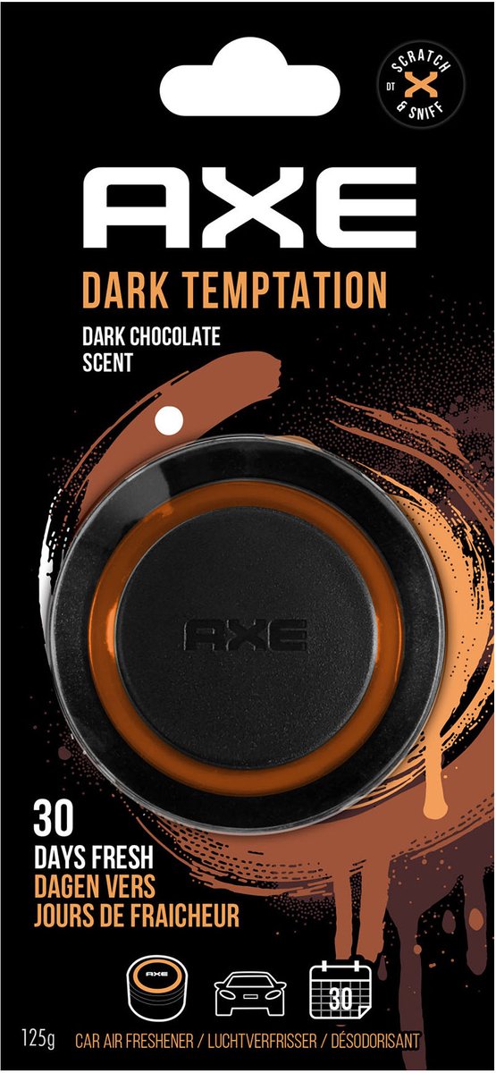 Axe Luchtverfrisser Gel Can Dark Temptation Zwart/bruin