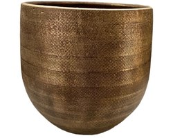 Nagano pot ovaal Goud L29 x D15 x H14