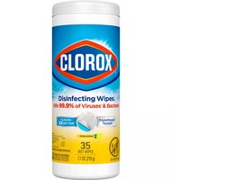 Clorox Lemon Fresh - Schoonmaakdoekjes - 35 stuks, geurvrij