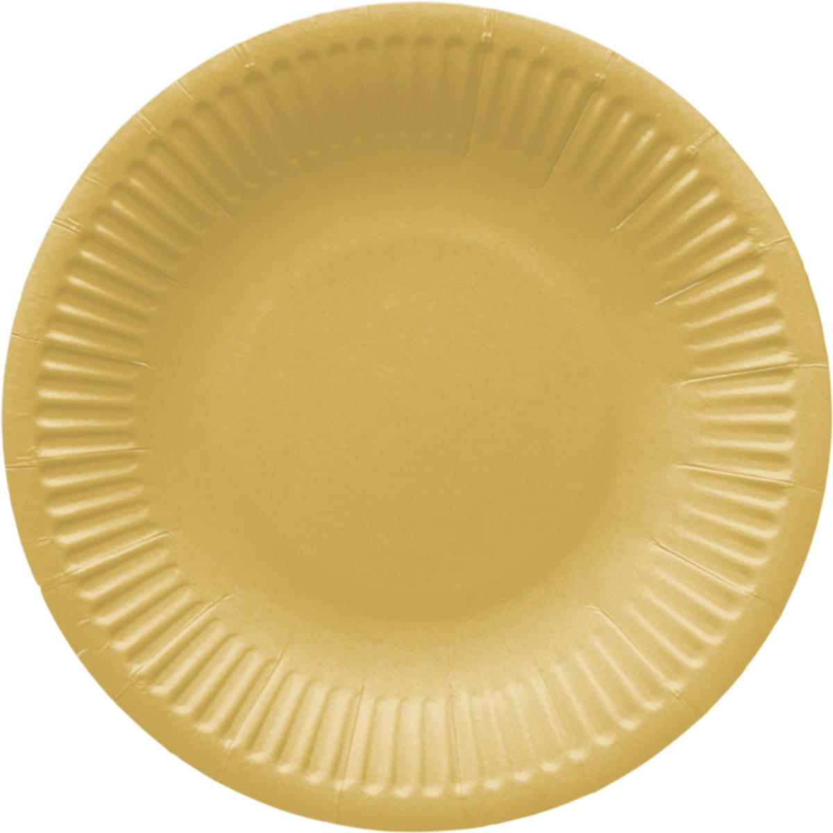 PAW - Papieren bordjes - 18 cm - Gold