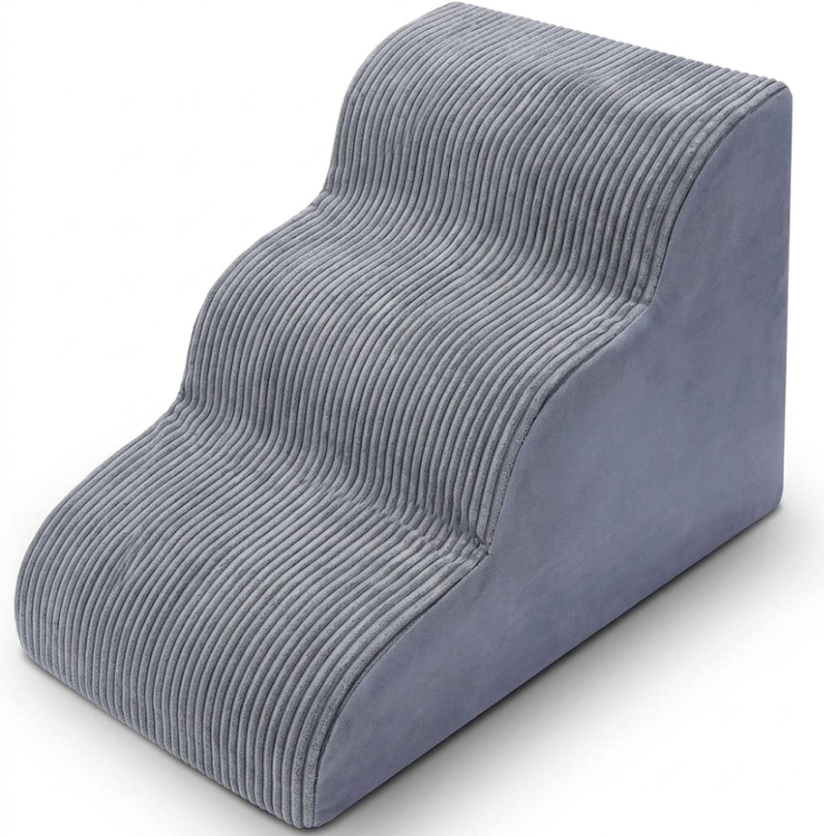 TopChoice® Hondentrap - Honden Opstapje - Hondenhelling - 60x32x30Cm - Grijs