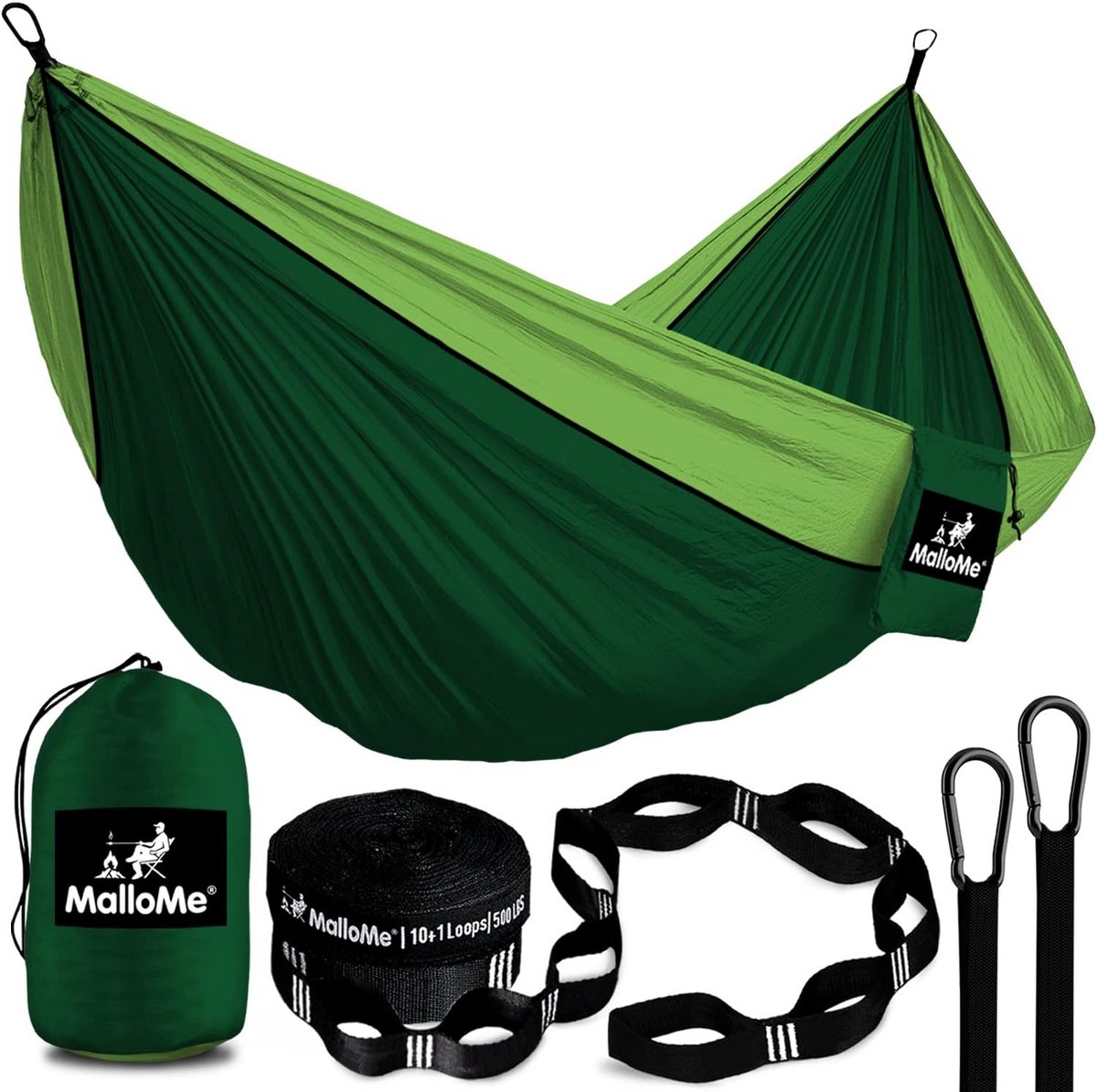 Hangmat voor Buiten - Tweepersoons en Eenpersoons Draagbare Hangmat voor Camping, Kinderen en Volwassenen