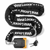 VINZ Batura ART 5 Kettingslot - 2 Meter Lang - Ultieme Veiligheid - ART 5 Slot Motor, Scooter, Boot & Elektrische Bakfiets - 200cm