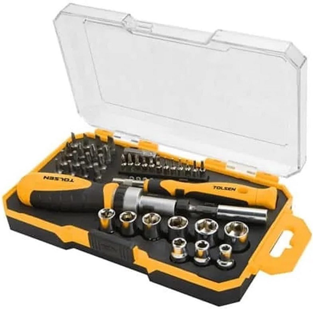 Ratel Schroevendraaierset met Bits en Doppen Compleet