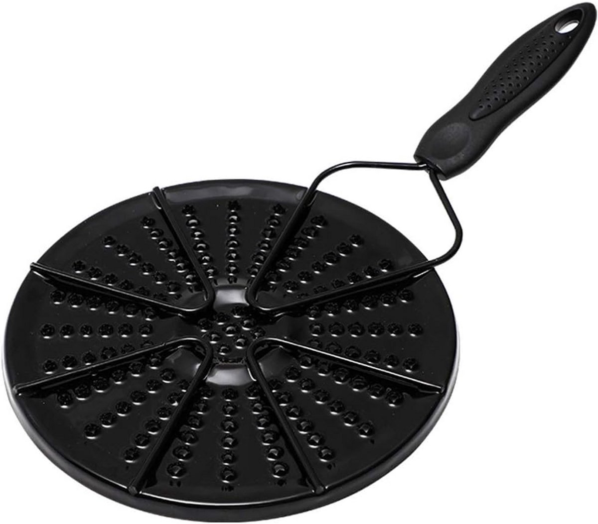 Geëmailleerde Warmhoudplaat voor Gaskookplaten – Gietijzeren Onderzetter voor Moka Pot en Kleine Pannen