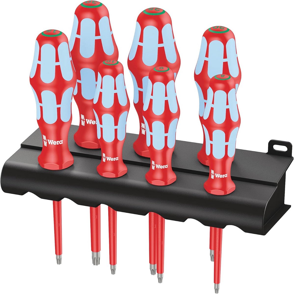 7-delige VDE-geïsoleerde TORX® schroevendraaierset – roestvrij staal