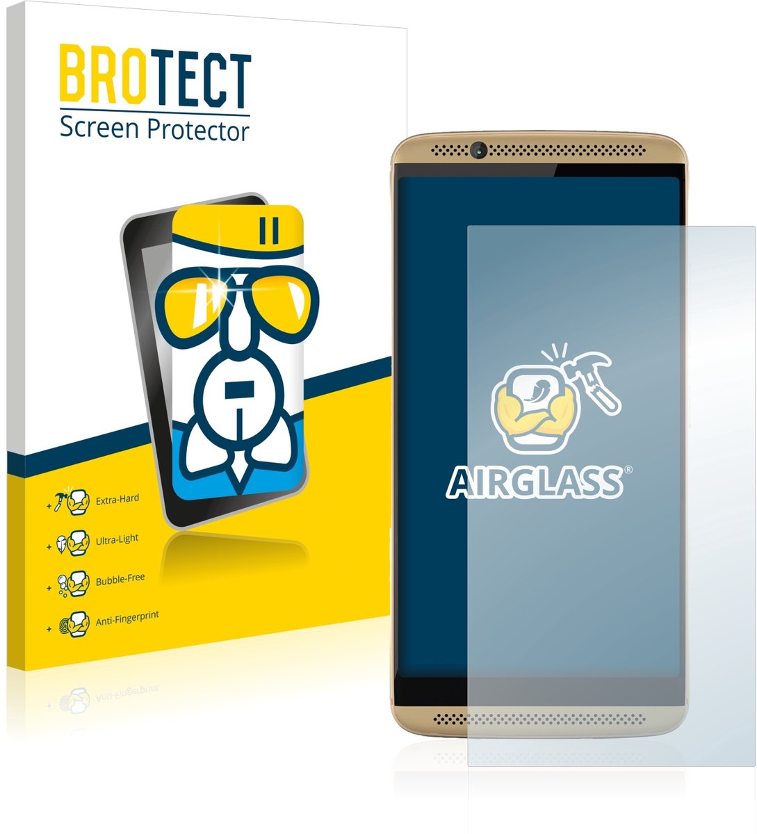 Screenprotector voor ZTE Axon 7 Beschermglas transparant