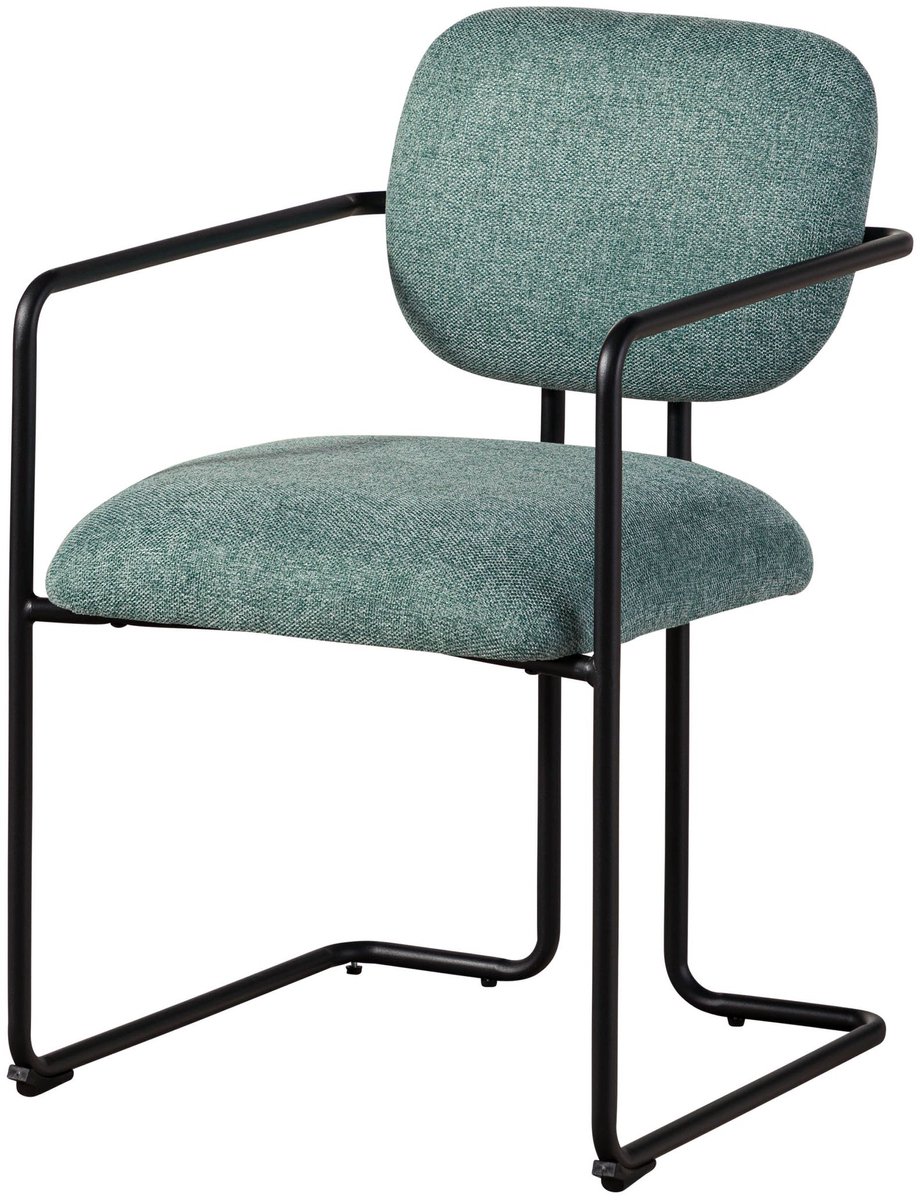 MASSIVMOEBEL24 .DE gestoffeerde stoel turquoise 100% polyester gedemonteerd POLSTERSTÜHLE #303