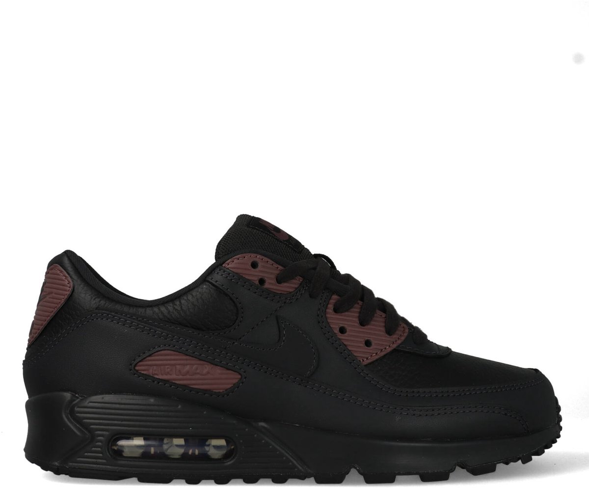 Nike Air Max 90 Premium Leather Sneakers Zwart