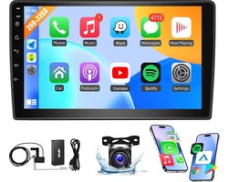 ESSGOO 2+32GB Autoradio - Geschikt Voor Fiat Ducato 2006 t/m 2022 / Peugeot Boxer & Citroen Jumper 2011 t/m 2015 - 9 Inch IPS TouchScreen Radio Scherm - Draadloos Apple Carplay & Android Auto - GPS, Bluetooth, Wifi - DAB+ Achteruitrijcamera