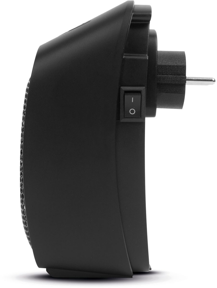 Mini Heater 400W – Stopcontact Kachel – Elektrische Verwarming met LED Display – Zwart [BW2102]