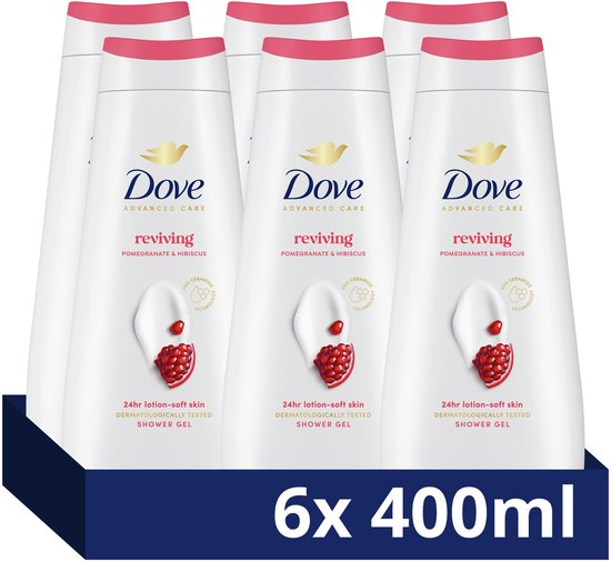 Dove - Douchegel - Advanced Care - Reviving - 6 x 400 ml - Voordeelverpakking