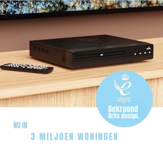 Nexvo® DVD Speler met HDMI - DVD Speler - Mini DVD Speler - 1080P Full HD - met Toebehoren - Zwart -‎ 23cm x 20cm x 5cm — afbeelding 4