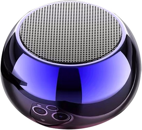 Draadloze Bluetooth speaker waterdicht IPX7 met subwoofer, portable mini speaker zwart, 6 uur batterij