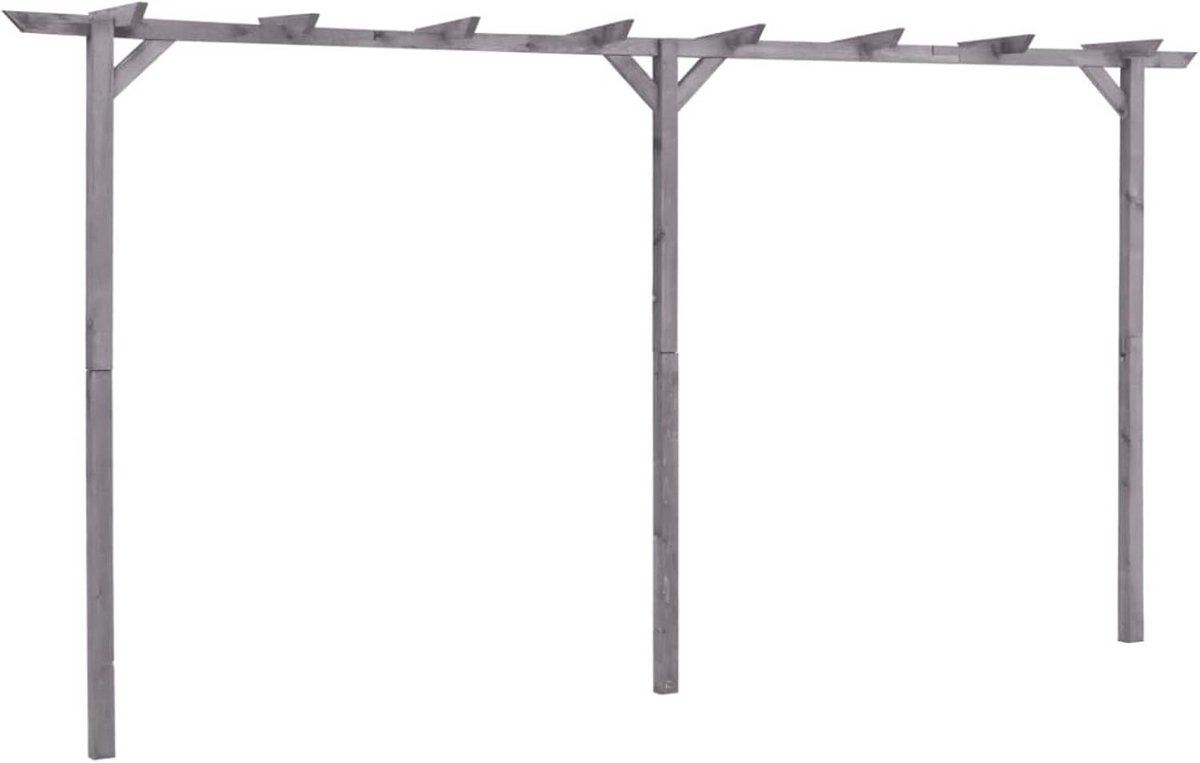 Houten Pergola Paviljoen - Decoratieve Klimhulp voor Tuin met 3 Palen