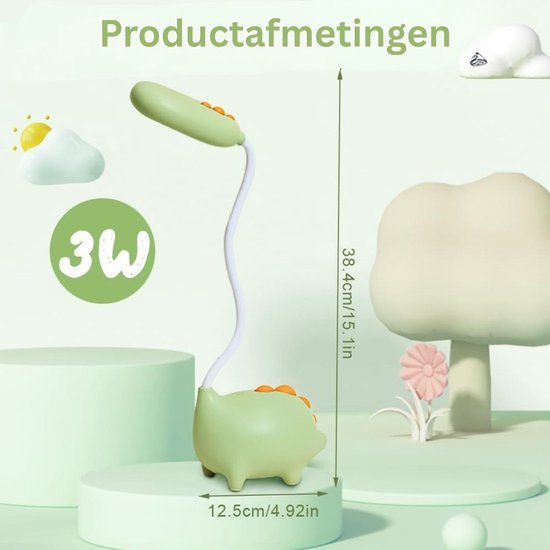 CLVP® Bureaulamp Kinderkamer - Tafellamp - Daglichtlamp — afbeelding 2