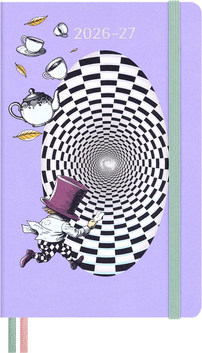 Moleskine 18 Maanden Agenda - 2026/27 - Alice in Wonderland - Wekelijks - Large - Mad Hatter