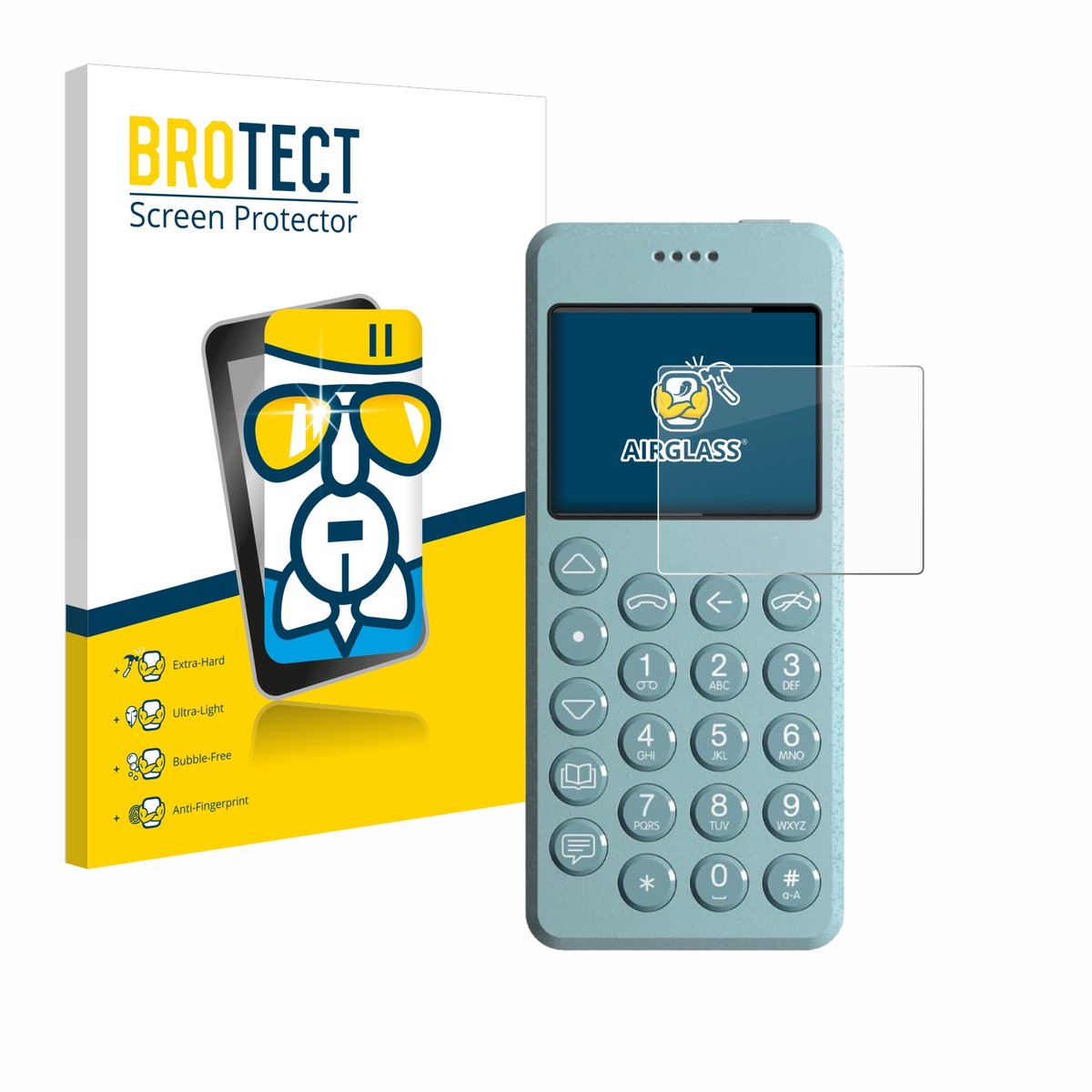 Screenprotector voor Punkt MP02 Beschermglas transparant