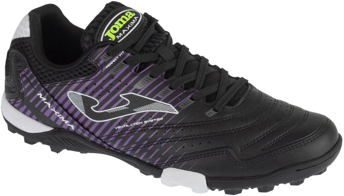 Joma Maxima 26 MAXS TF, Mannen, Zwart, Voetbalschoenen, maat: 45