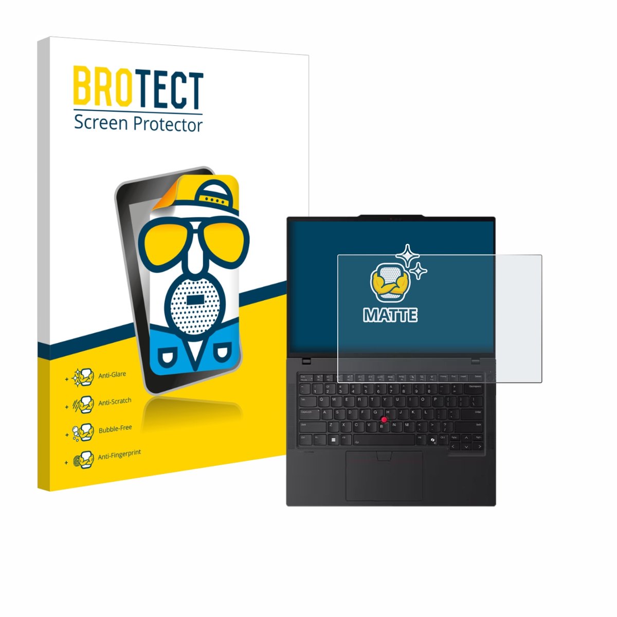 BROTECT - Screenprotector voor Lenovo ThinkPad P14s Gen 6 14" - Folie Beschermfolie matte