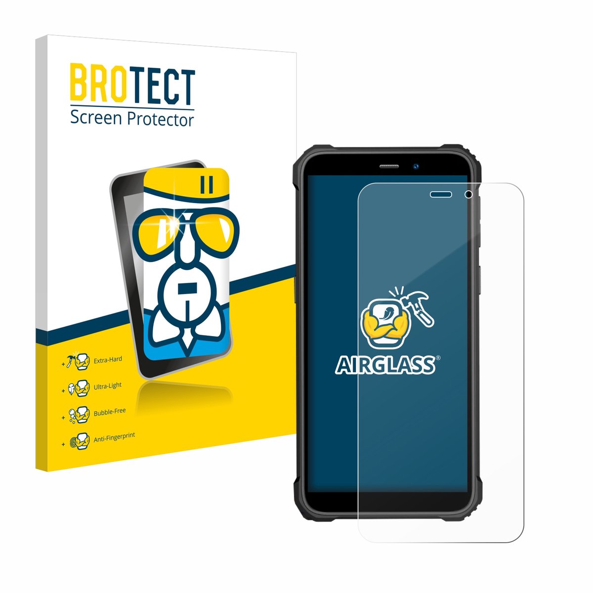 Screenprotector voor Oukitel WP32 Beschermglas transparant