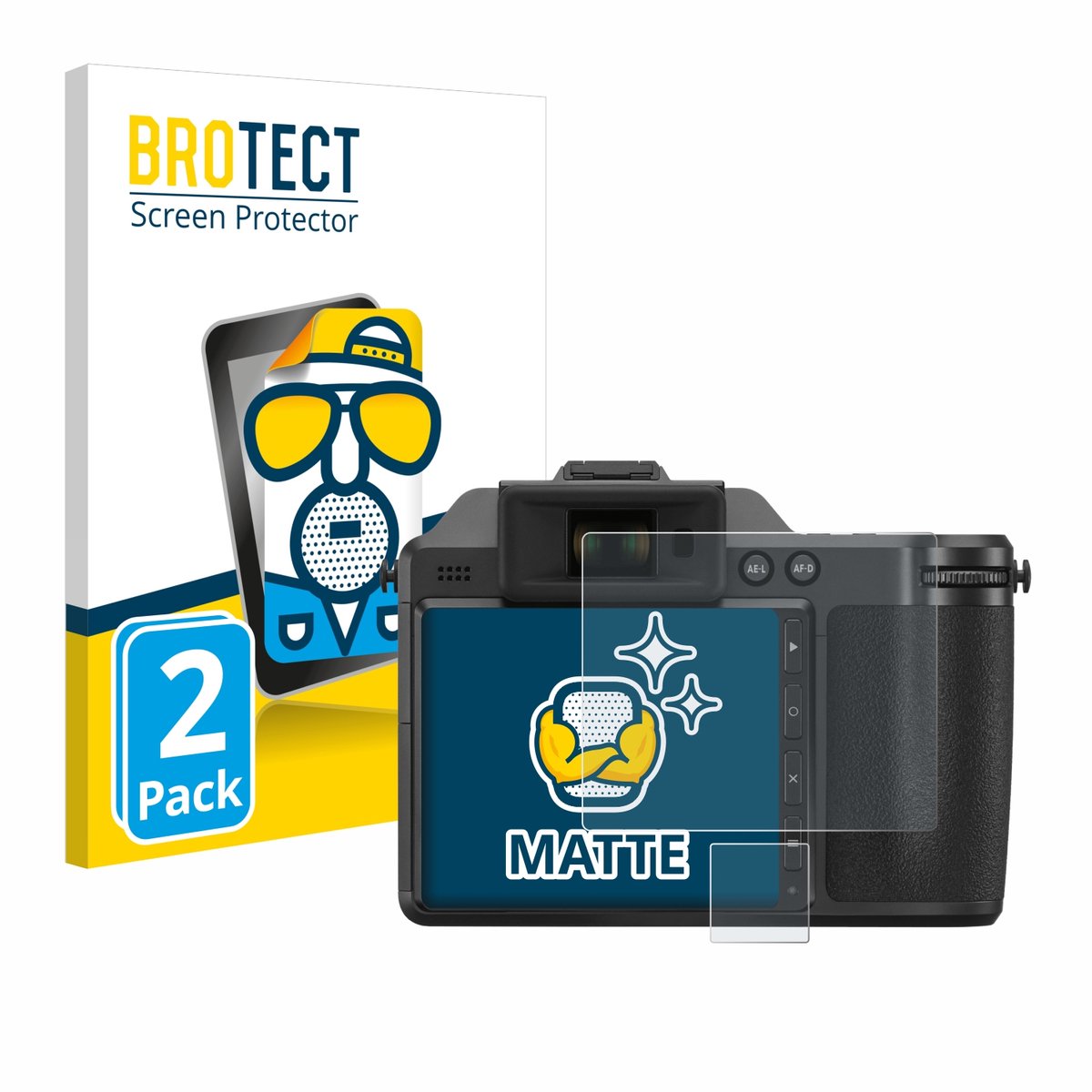 BROTECT - Screenprotector voor Hasselblad X2D 100C - Folie Beschermfolie matte 2 Stuks