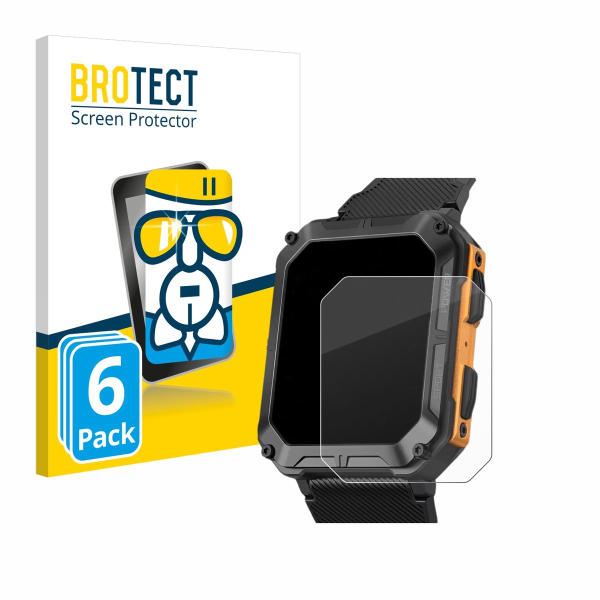 Screenprotector 6 Stuks voor Stahlgear Thor Beschermglas transparant