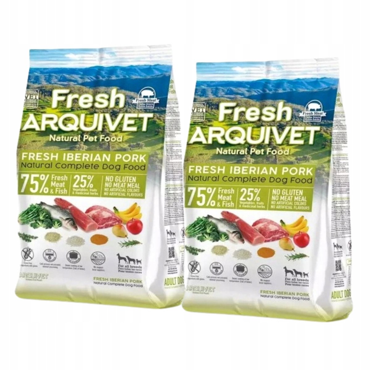 Arquivet ARQUIVET Fresh - Hondenvoer - Iberisch Varken & Oceaanvis - Hypoallergeen - Halfvochtig - Volwassen Honden