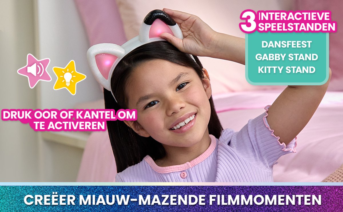 Gabby’s Poppenhuis De Film – Interactieve Kattenoren Haarband — afbeelding 12