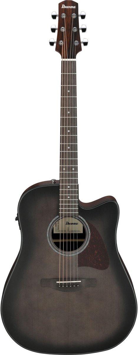 Ibanez AAD70CE-TBN Transparent Charcoal Burst - Akoestische gitaar