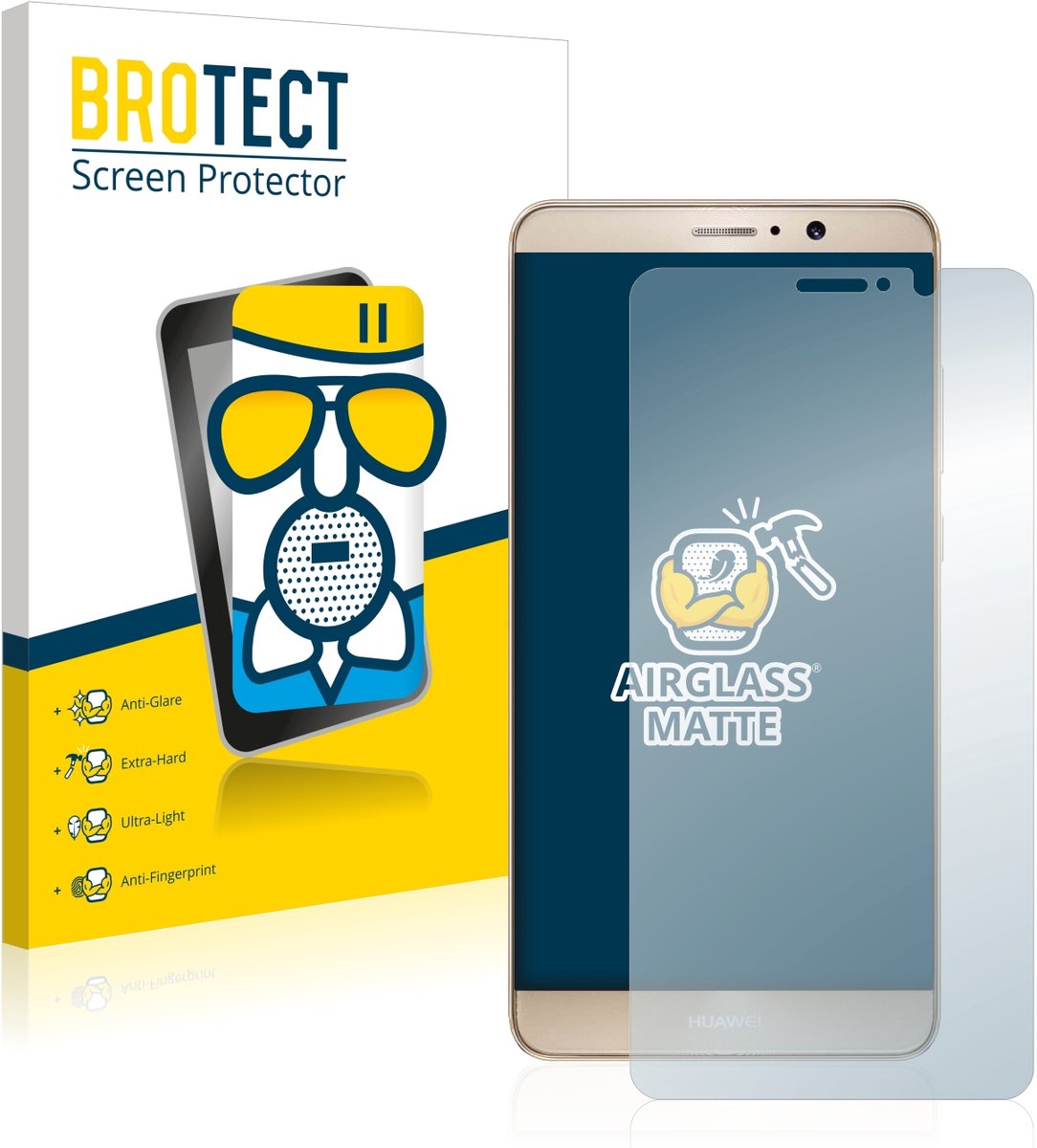 BROTECT - Screenprotector voor Huawei Mate 9 - Folie Beschermfolie Beschermglas matte