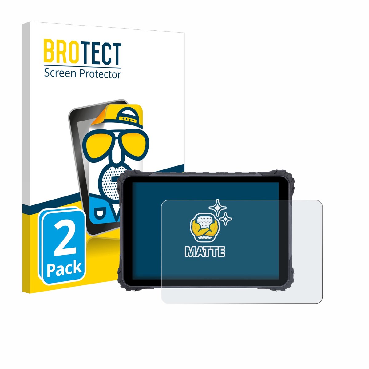 BROTECT - Screenprotector voor Topicon MDT865 - Folie Beschermfolie matte 2 Stuks