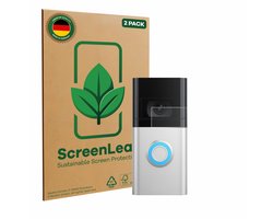 ScreenLeaf - Screenprotector voor Ring Video Doorbell 4 / Doorbell 3 - Duurzame schermbescherming Folie Beschermfolie transparant 2 Stuks