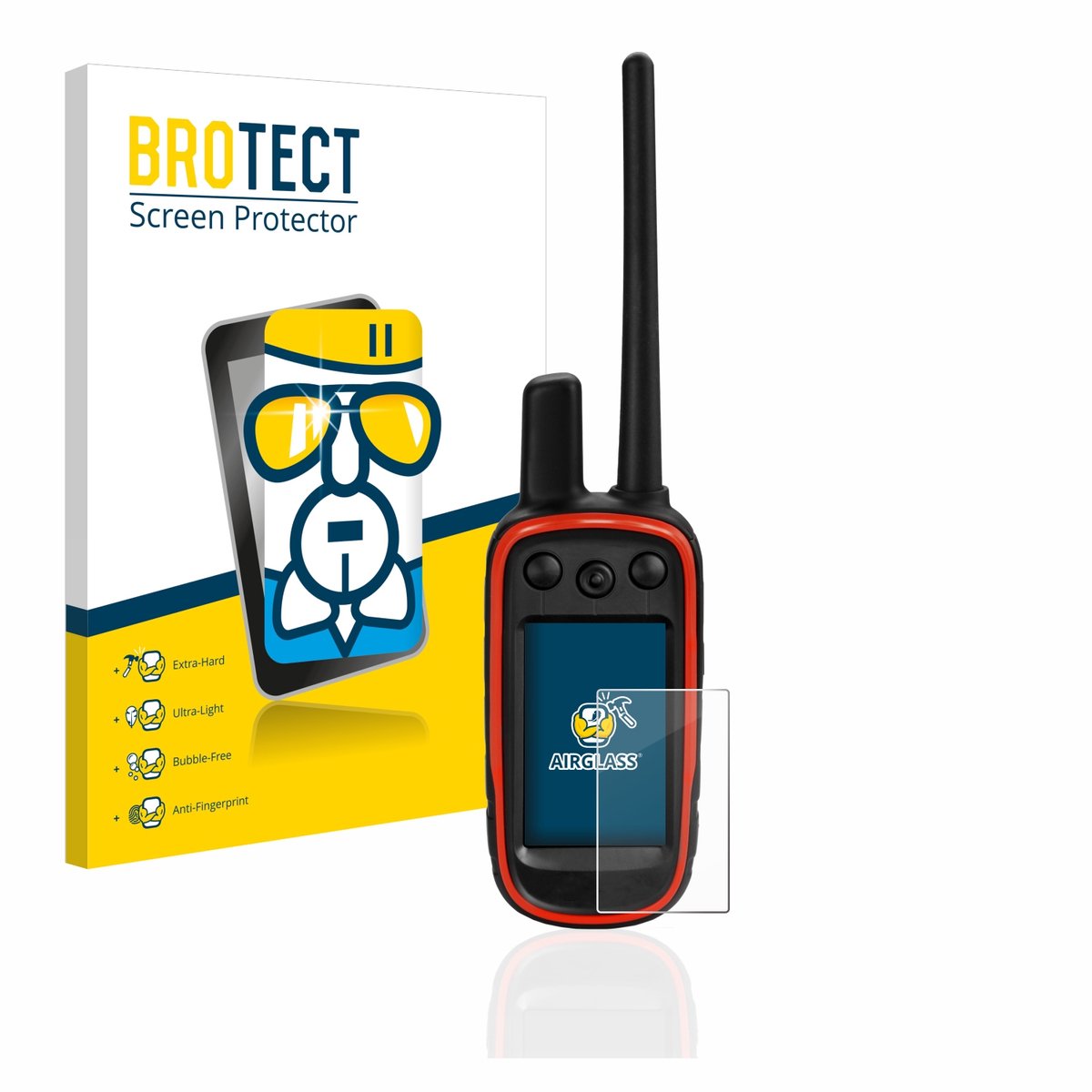 Screenprotector voor Garmin Alpha 100 Beschermglas transparant