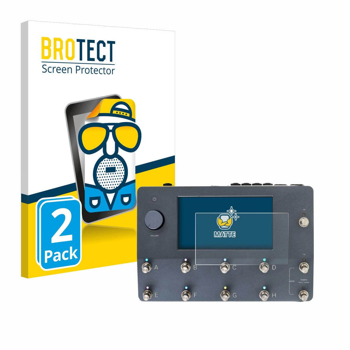 BROTECT - Screenprotector voor Neural DSP Quad Cortex - Folie Beschermfolie matte 2 Stuks