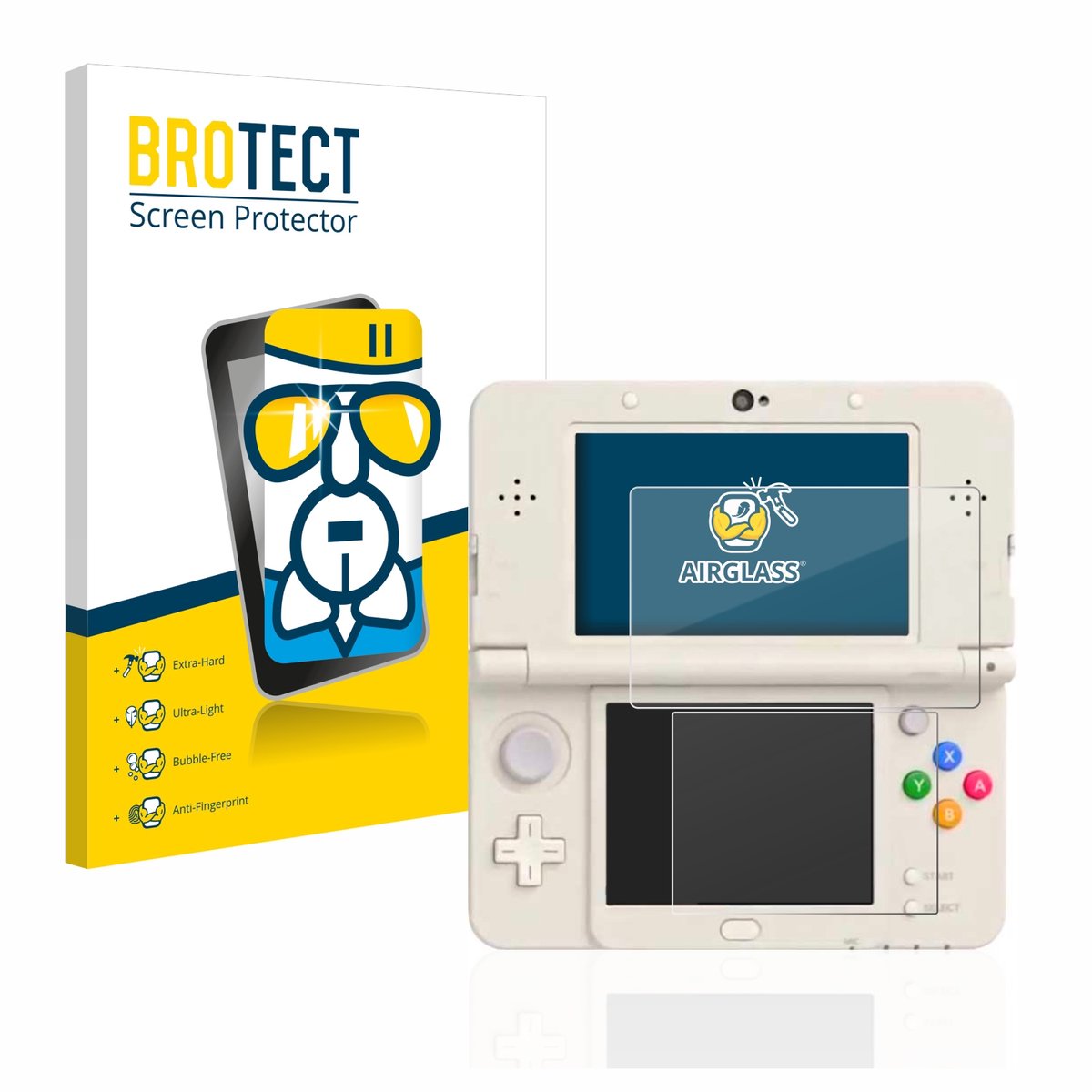 Screenprotector voor Nintendo New 3DS Beschermglas transparant