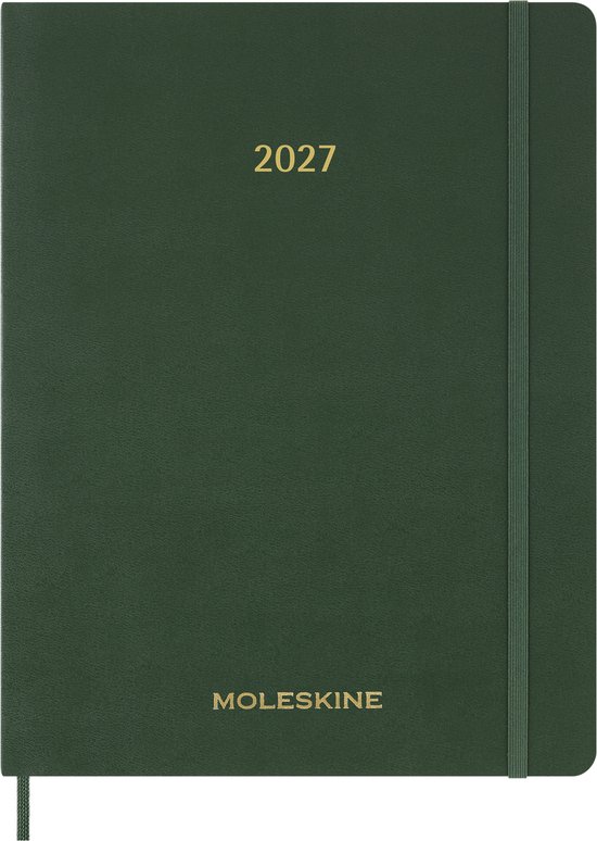 Moleskine 15 Maanden Agenda - 2027 - Essential Planner - Wekelijks - Verticaal - XXL - Mirthe Groen