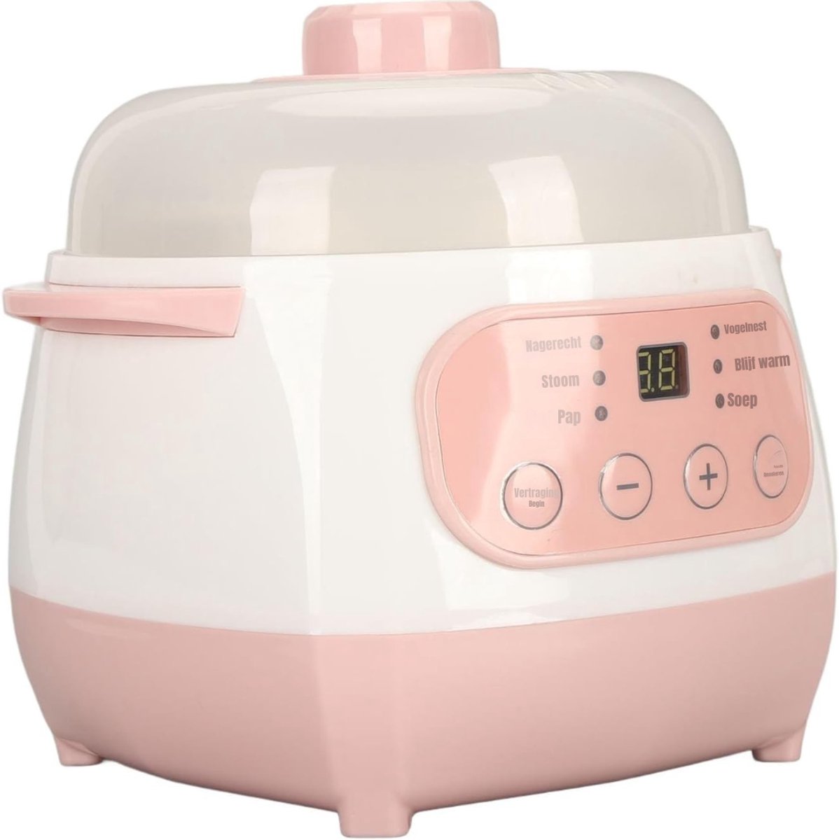 Zyrex Slowcooker met Timer - Roze 25cm - Zyrex® - €99,95