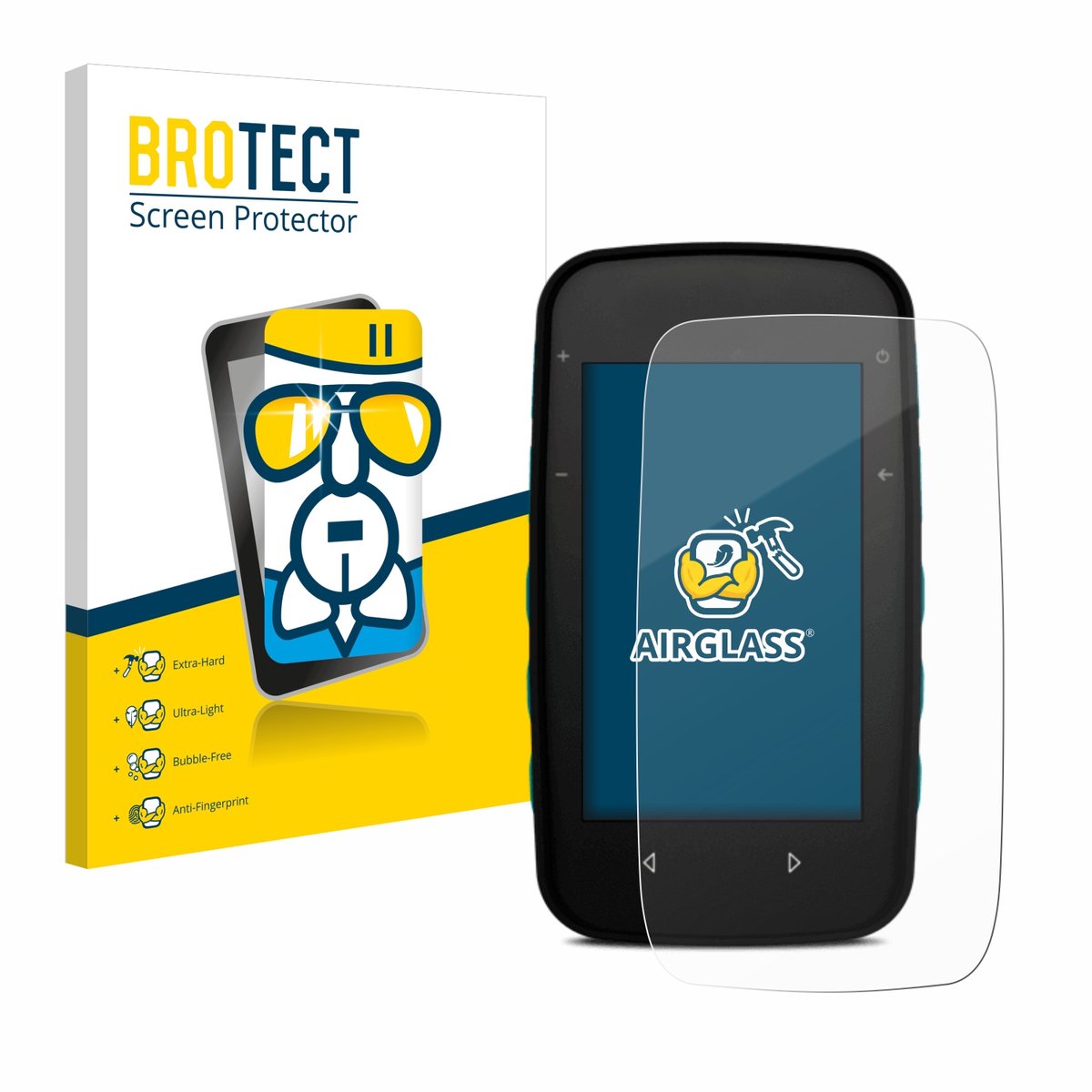 Screenprotector voor CompeGPS TwoNav Cross Plus Beschermglas transparant