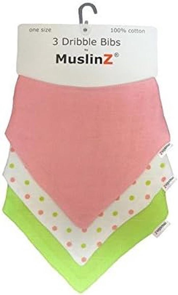 Set van 3 Hydrofiele Luiers Slabbetjes - Zacht Katoen voor Baby's