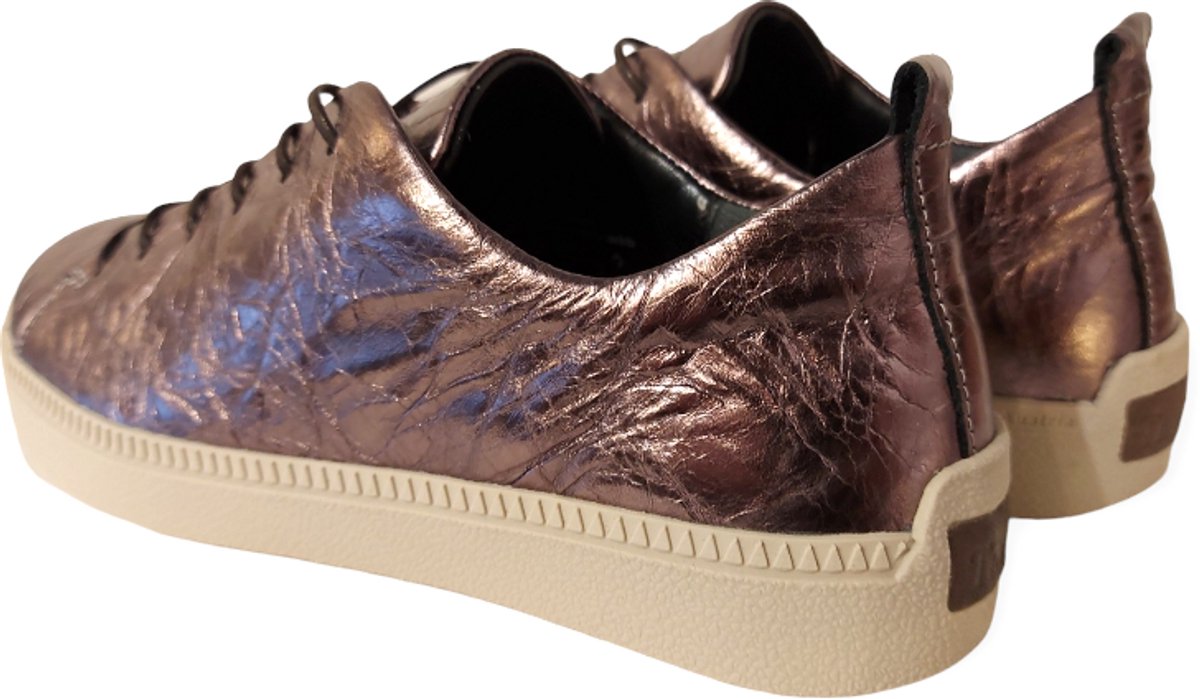 Think! Turna Veterschoenen 3-000227-3030 Taupe Metallic Combi