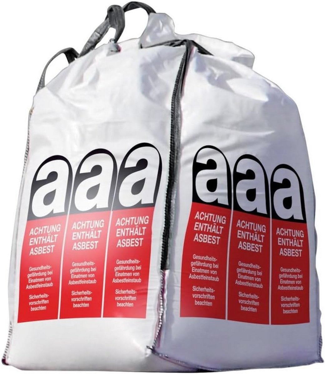 Big Bag voor Asbestafval 900x900x1100 mm - Robuuste Afvalzak